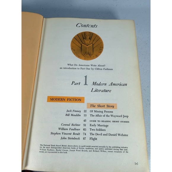 Adventures in American Literature Hardcover Book 1958 RARE - Picture 5 of 7